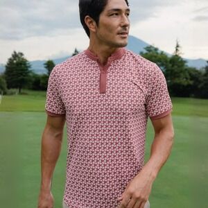 Mantra Catalyst Polo Mens XL Cherry Blossom Short Sleeve Golf Shirt